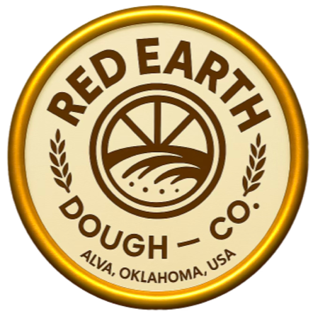 Red Earth Dough Co logo representing frozen pizza dough manufacturing and the pizza profit booster system for restaurants and pizzerias