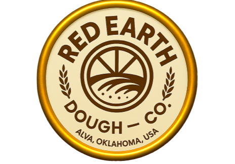Red Earth Dough Co logo – manufacturer of laminated frozen pizza crusts and pre-proofed pizza dough in Alva Oklahoma